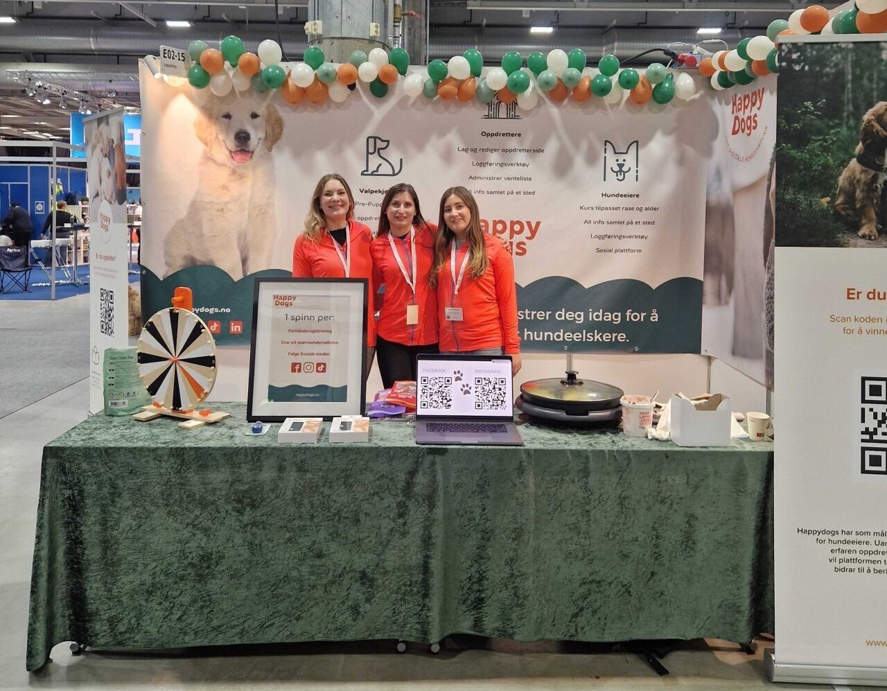 Happydogs teamet på Oslo dogshow